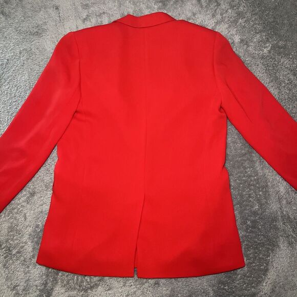 Babaton Women's Red Blazer SZ XS Long Sleeve Dry Clean Only Polyester - Picture 13 of 16